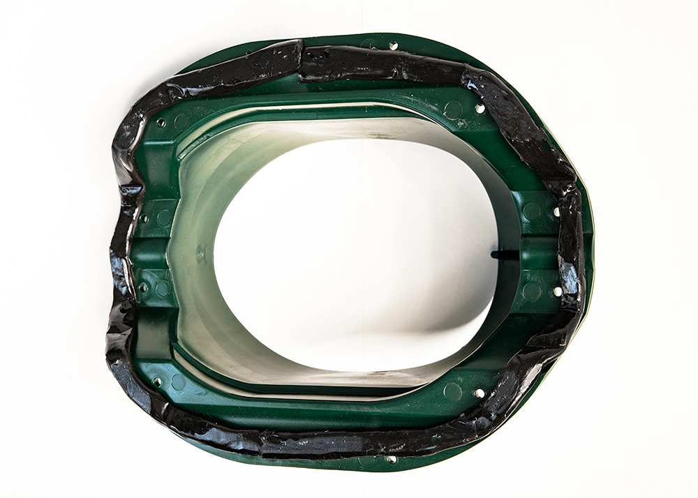 Проходной элемент для металлопрофиля PROF-35 зеленый